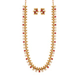 Naveli Ruby Jewellery Set