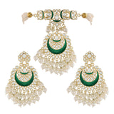 'URVASI' Green Necklace Set