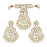 'URVASI' White Necklace Set