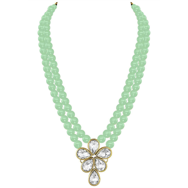 Agnetha Mint necklace set