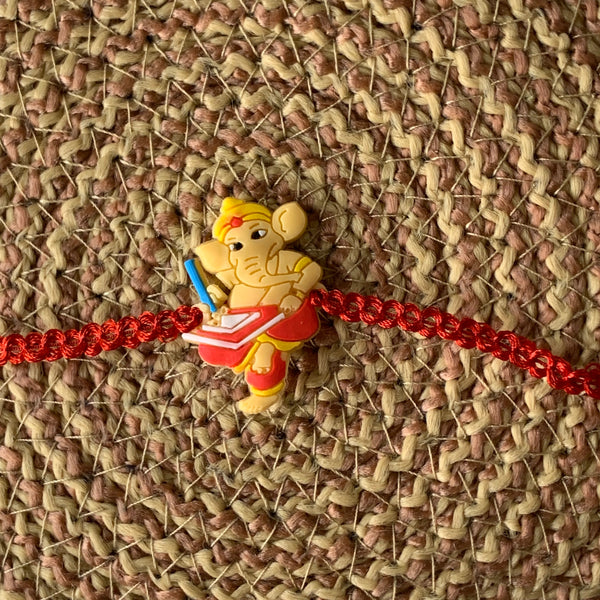 Adorable Kid's Bal Ganesha Cartoon character Rakhi