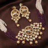 polki kundan , pearls , stones , choker set