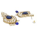 Nakshi Blue Maangtikka Earring Set