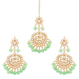 Suhasi Mint Maangtikka Earring Set