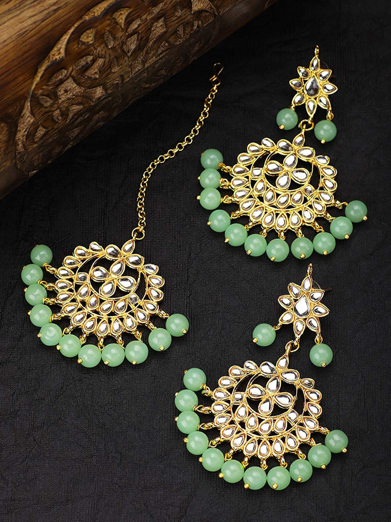 kundan , pearls 