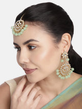 Suhasi Mint Maangtikka Earring Set